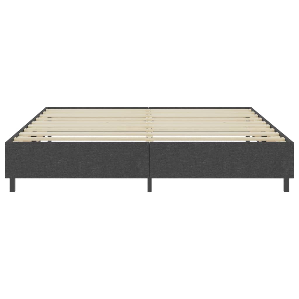 Boxspringframe stof grijs 90x200 cm