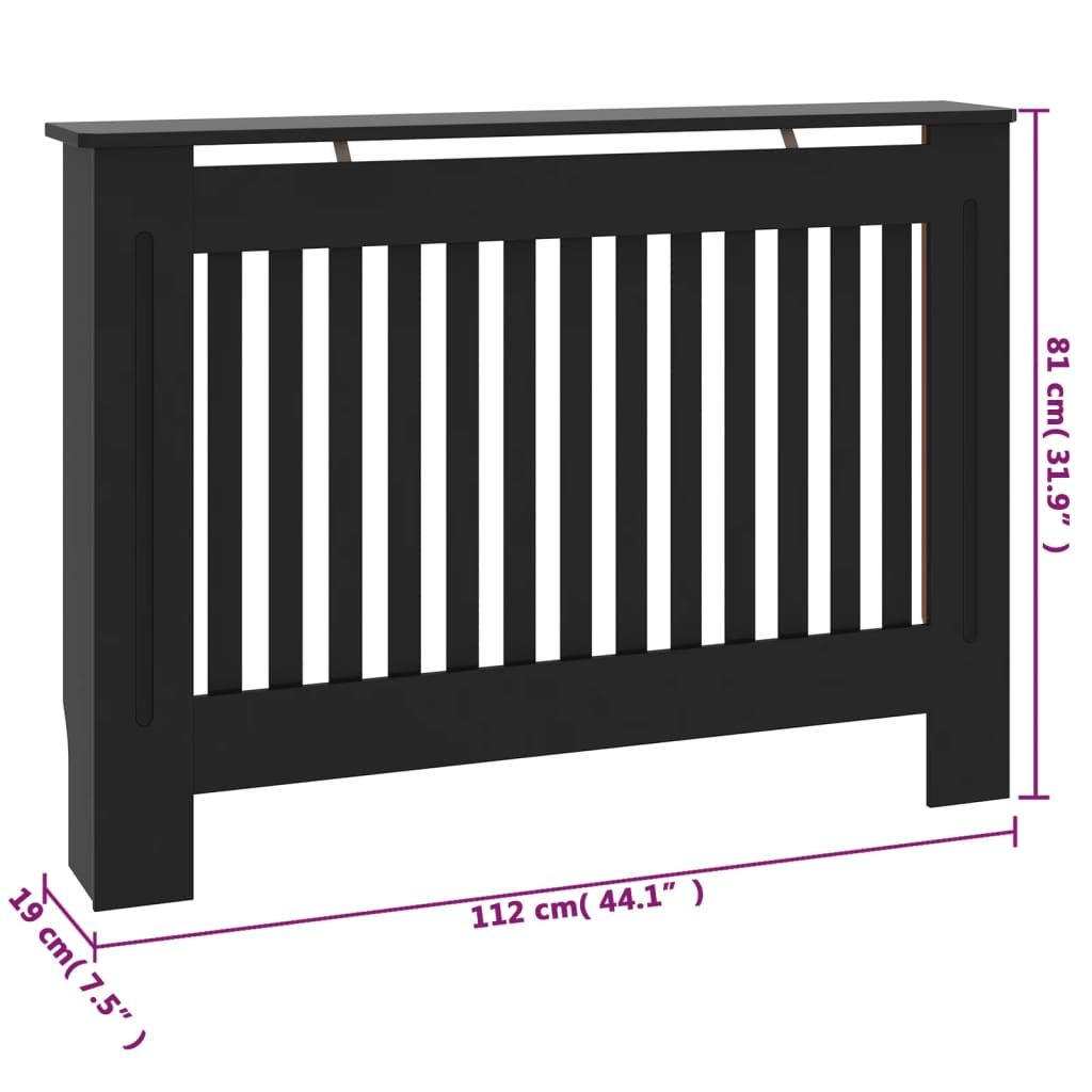 Radiatorombouw 172x19x81 cm MDF