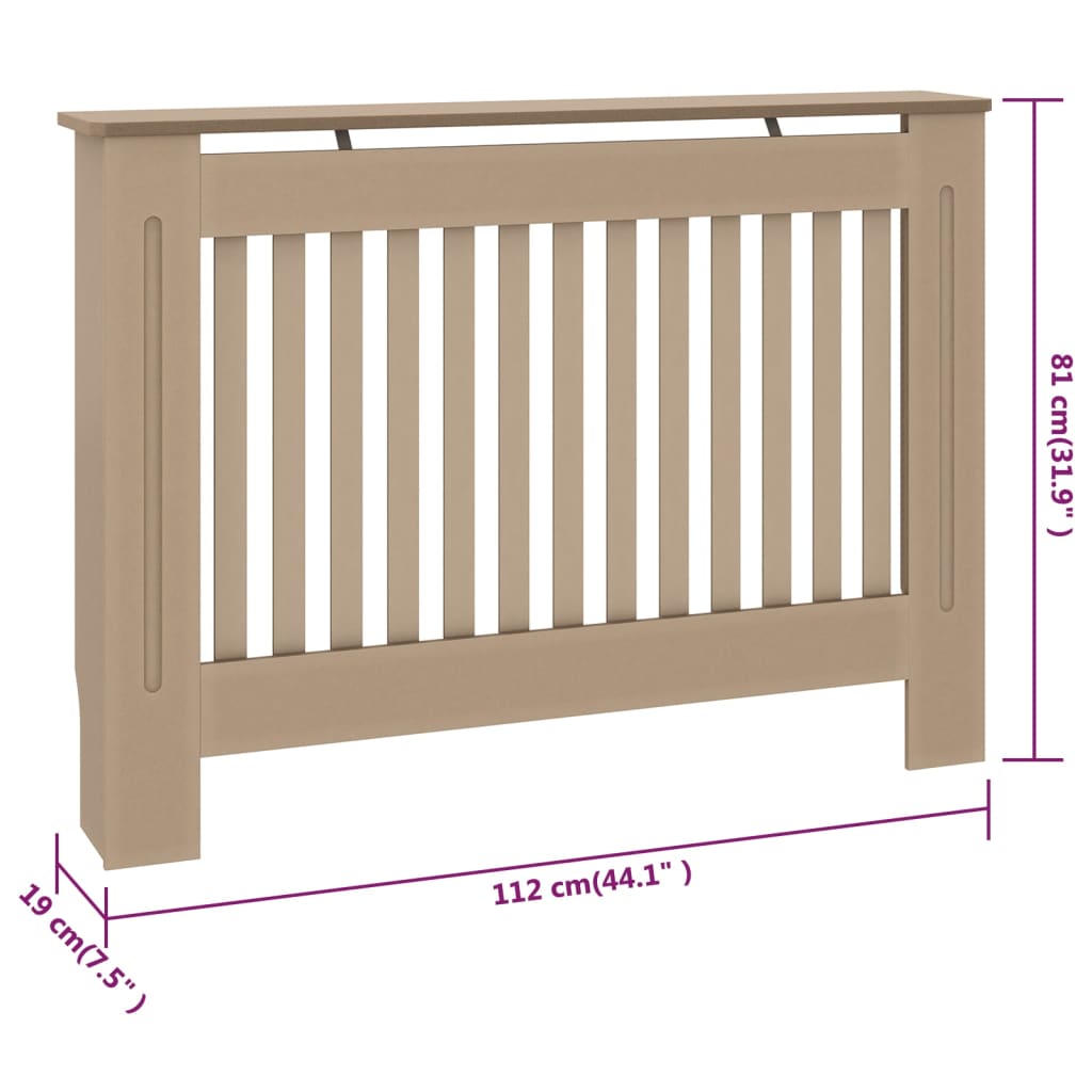 Radiatorombouw 172x19x81 cm MDF