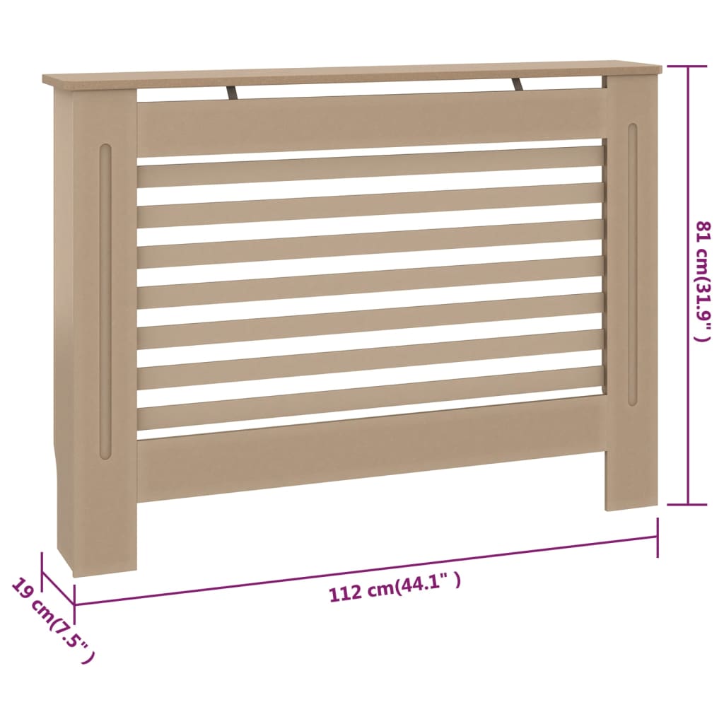 Radiatorombouw 172x19x81,5 cm MDF