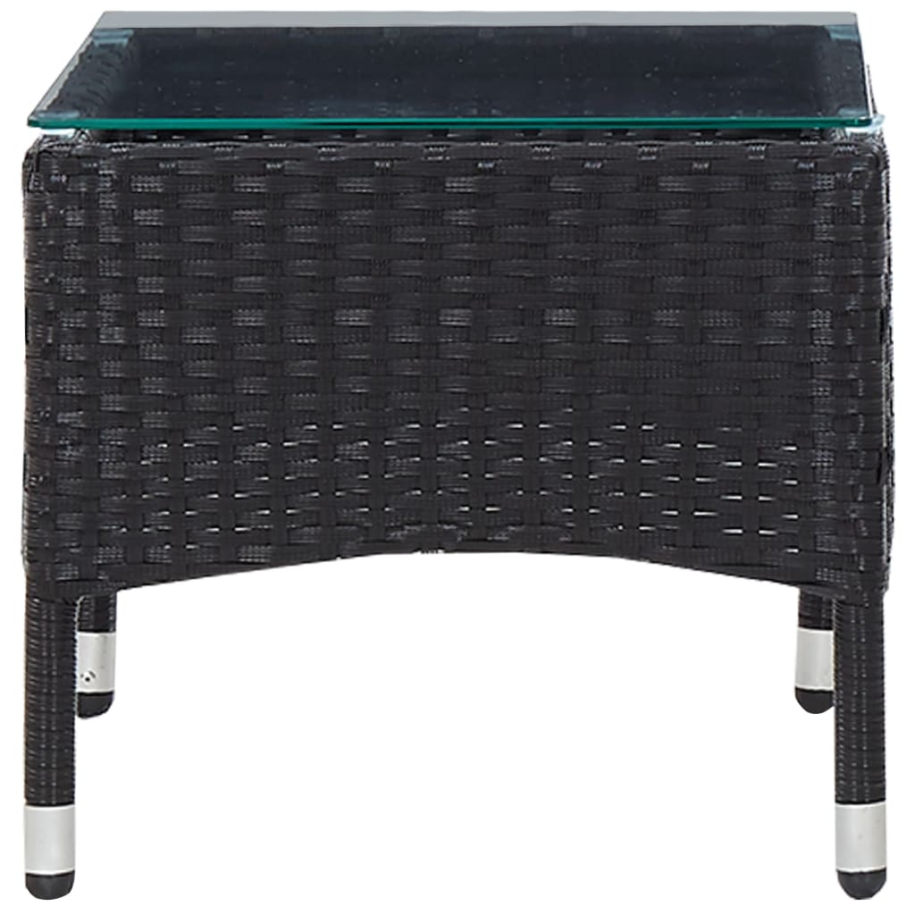 Salontafel 60x40x36 cm poly rattan