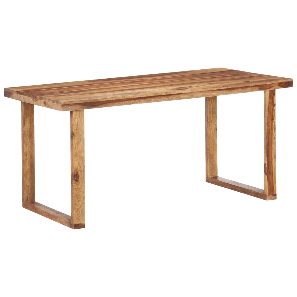 Table à manger 110x50x76 cm en bois d'acacia massif