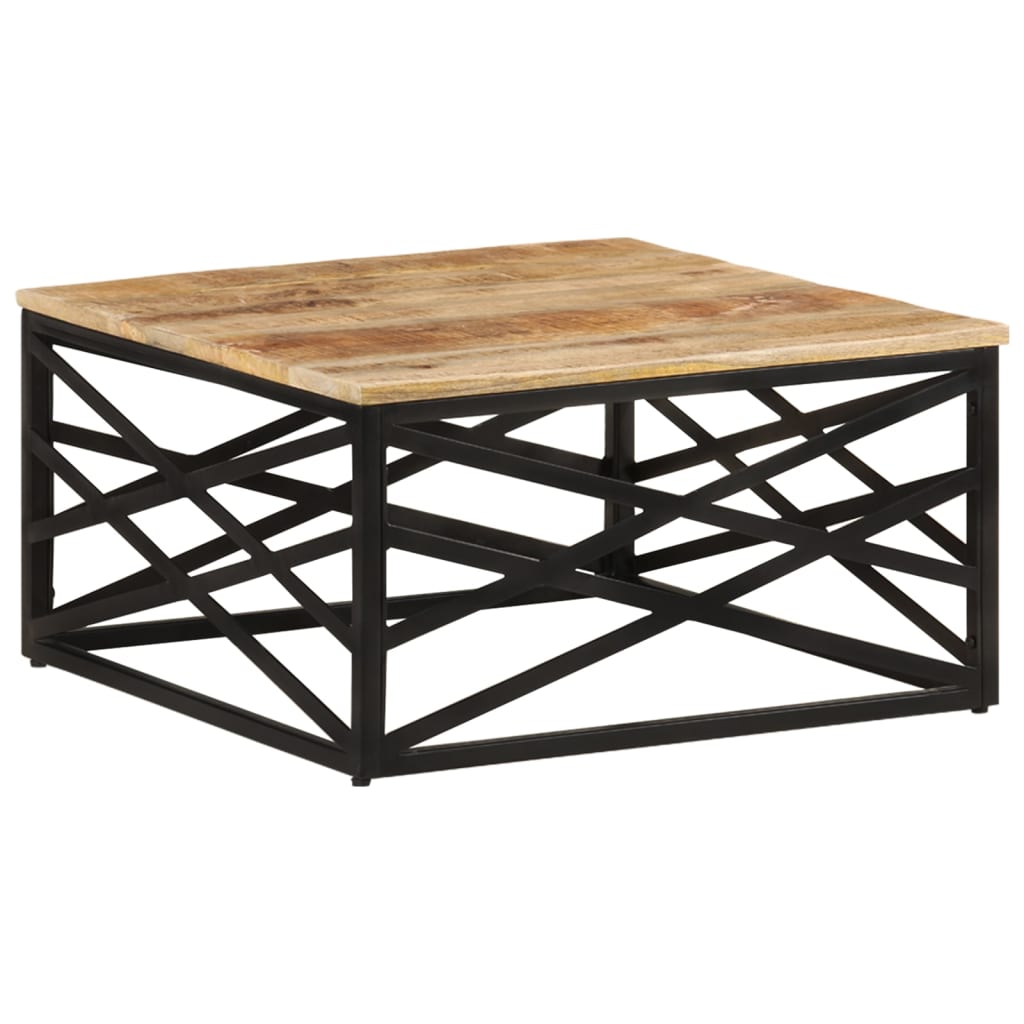 Table basse 68x68x35 cm en manguier massif