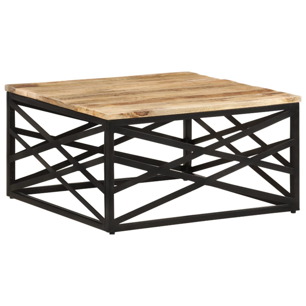 Table basse 68x68x35 cm en manguier massif