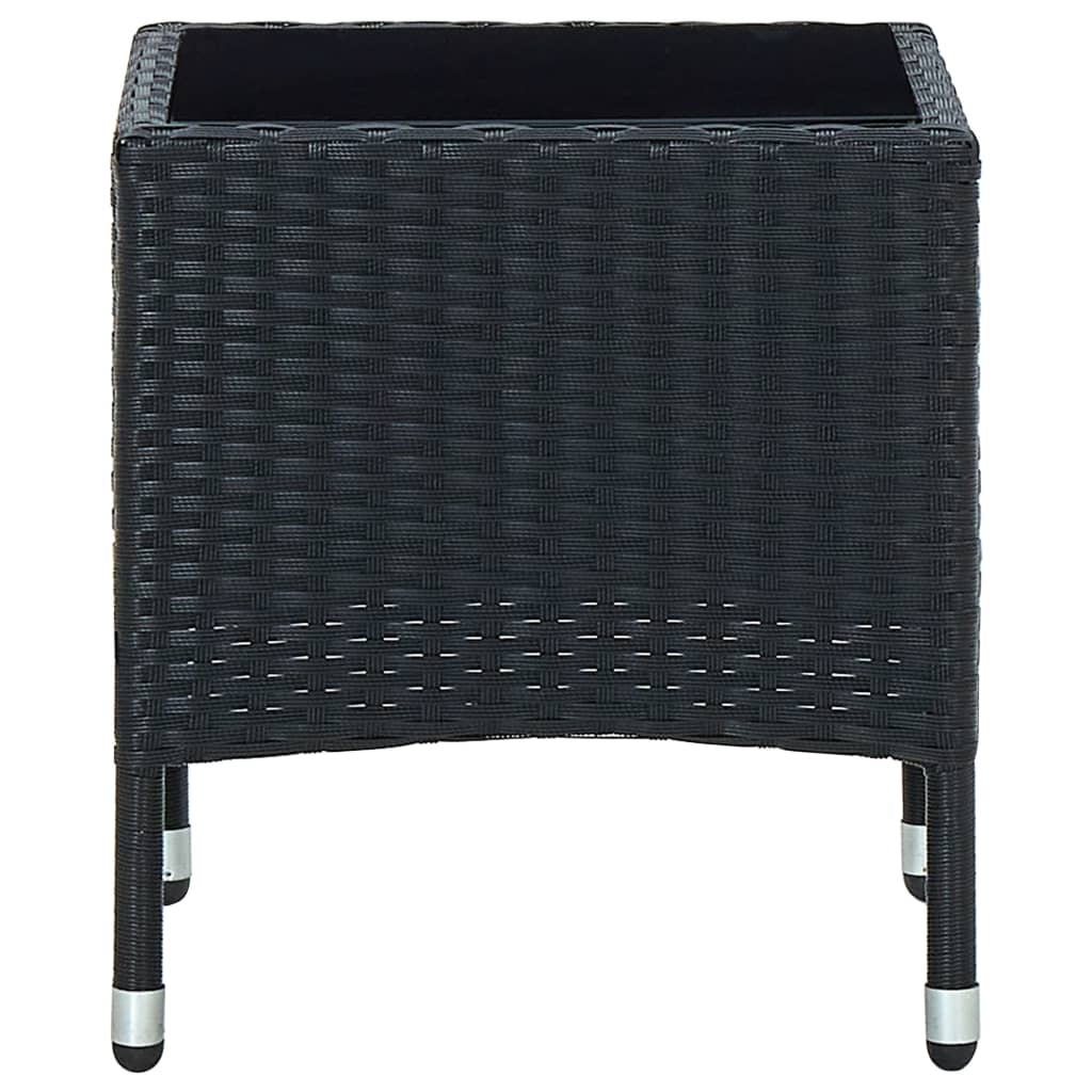 Tuintafel 40x40x45 cm poly rattan