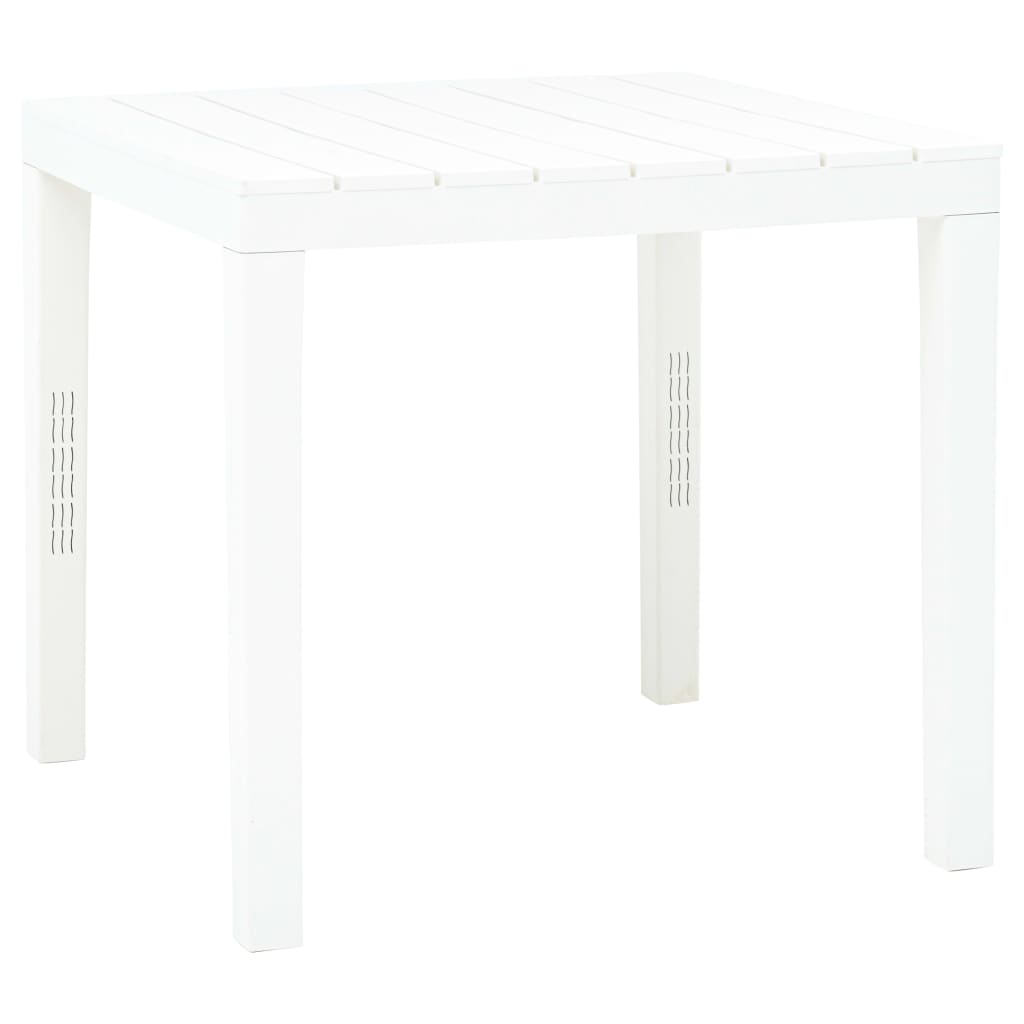 Table de jardin 78x78x72 cm en plastique