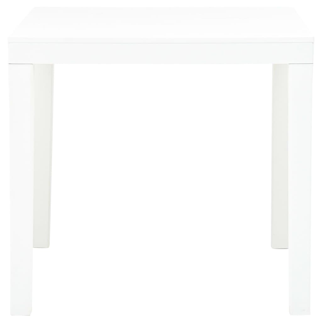 Table de jardin 78x78x72 cm en plastique