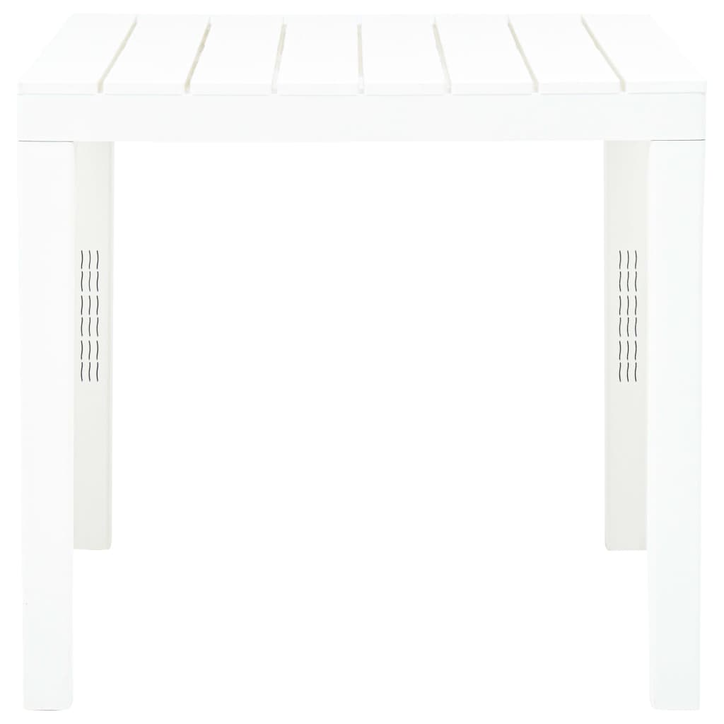 Table de jardin 78x78x72 cm en plastique