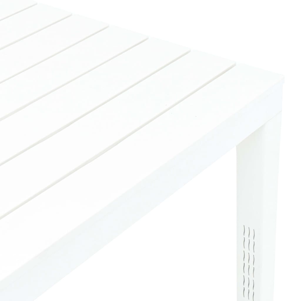 Table de jardin 78x78x72 cm en plastique