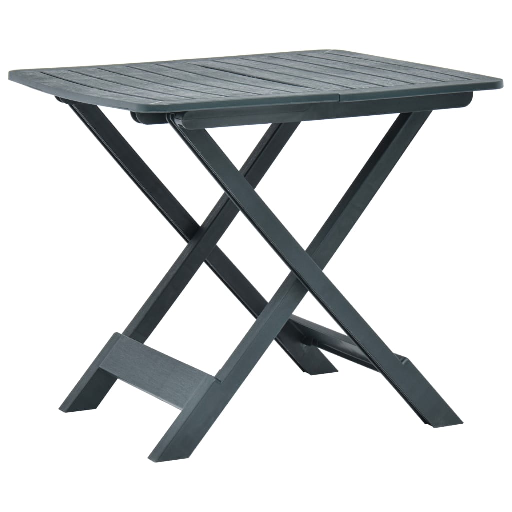 Table de jardin pliante 79x72x70 cm en plastique