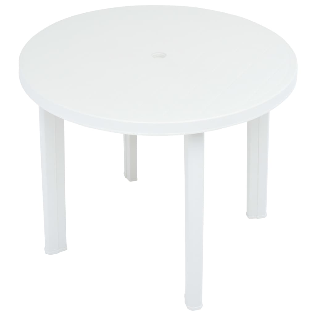 Table de jardin 89 cm en plastique