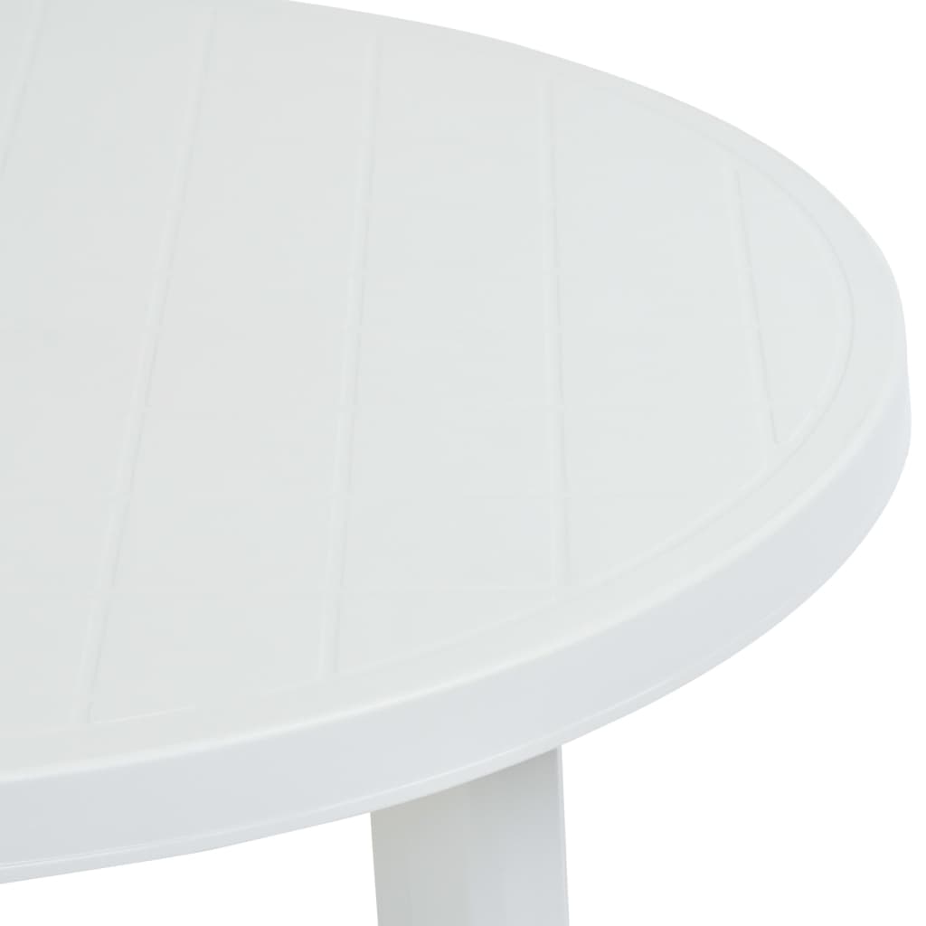 Table de jardin 89 cm en plastique