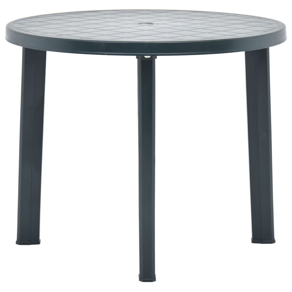 Table de jardin 89 cm en plastique