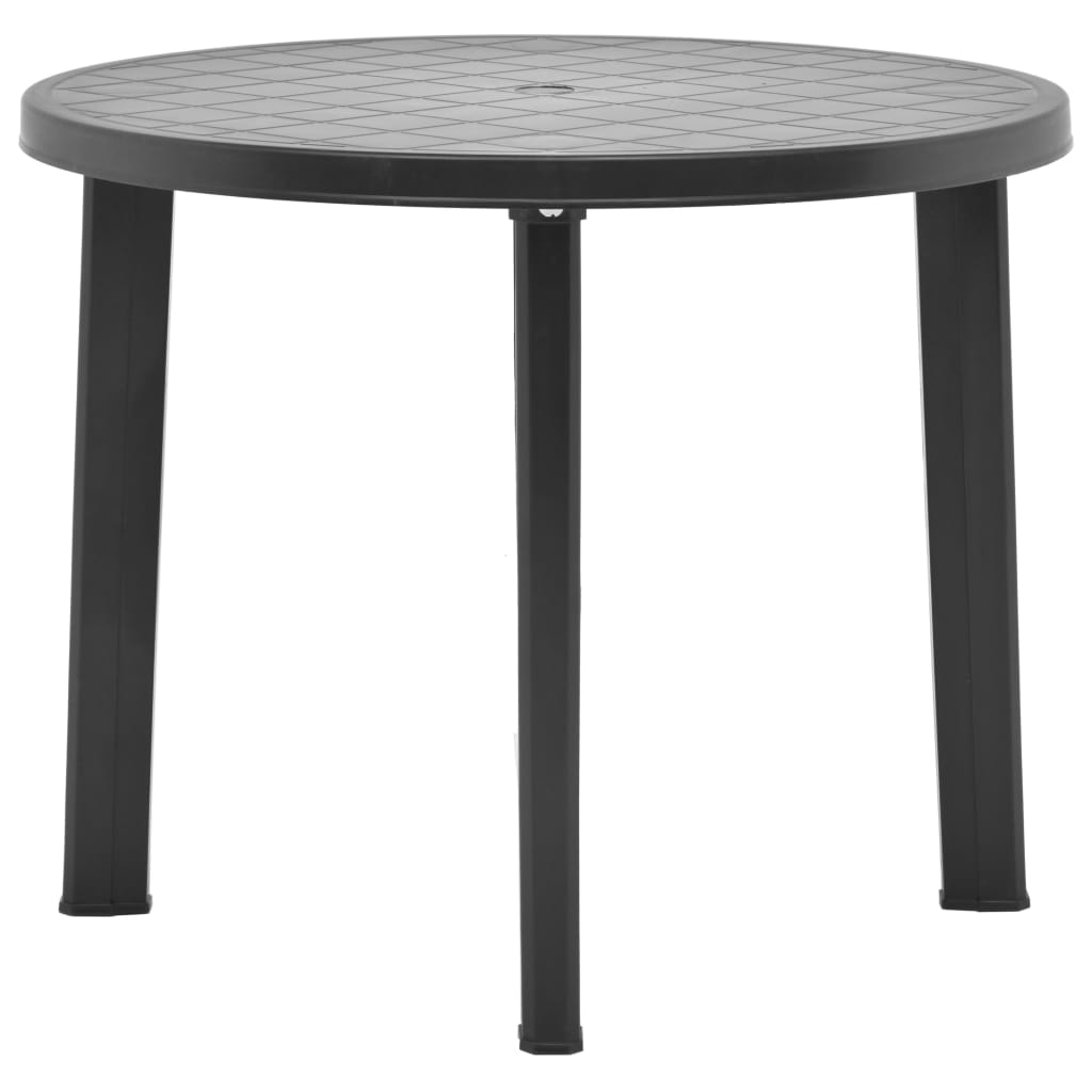 Table de jardin 89 cm en plastique