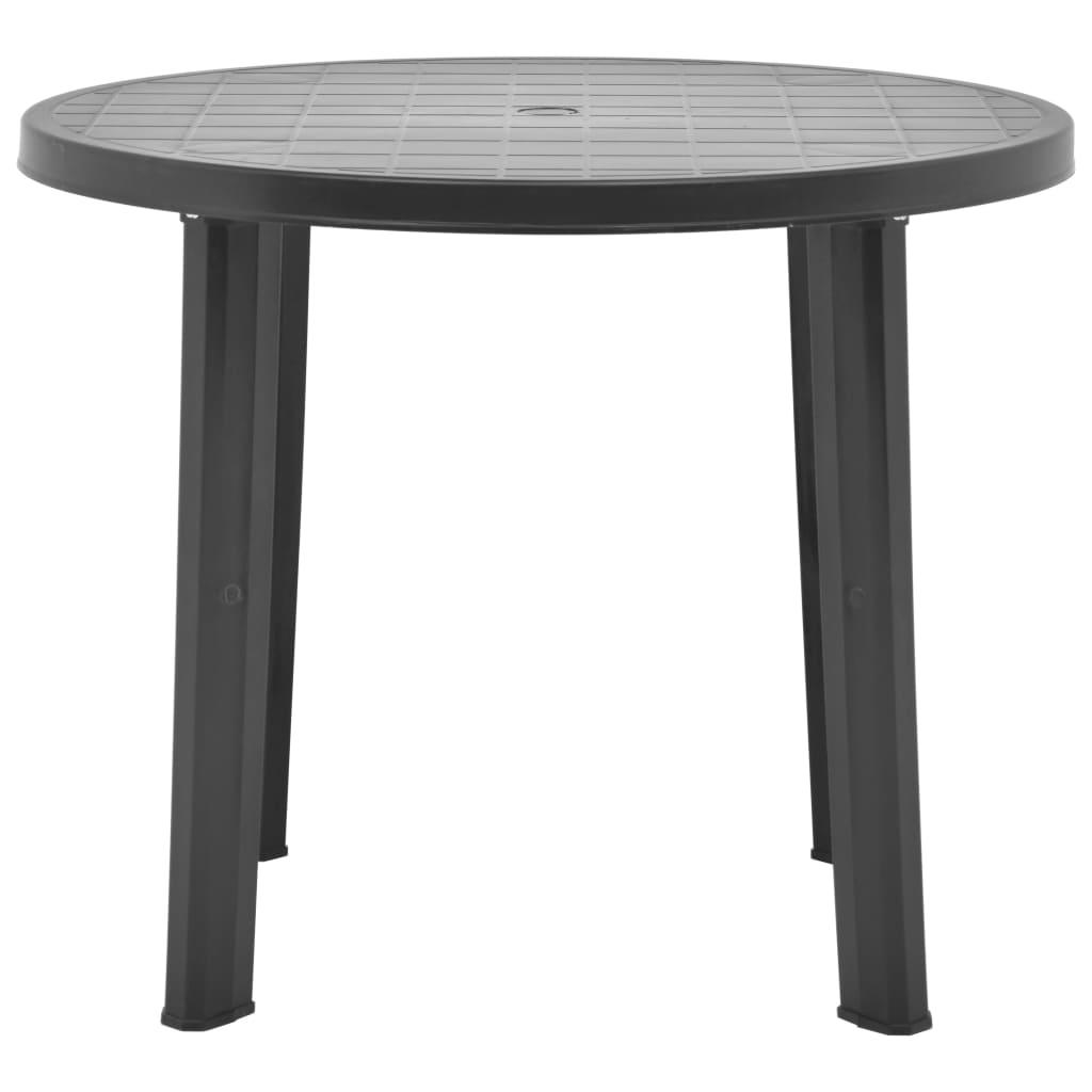 Table de jardin 89 cm en plastique