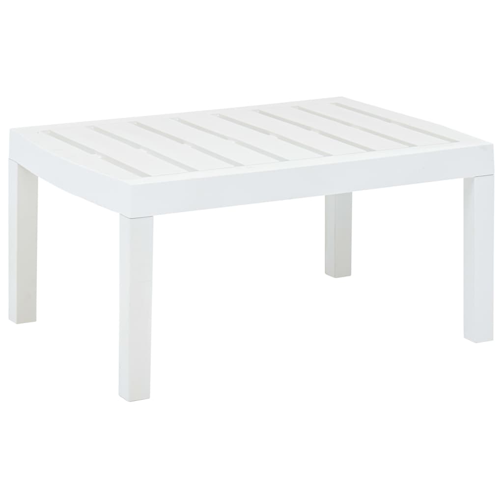 Table de jardin 78x55x38 cm plastique, anthracite