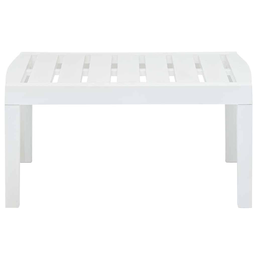 Table de jardin 78x55x38 cm plastique, anthracite