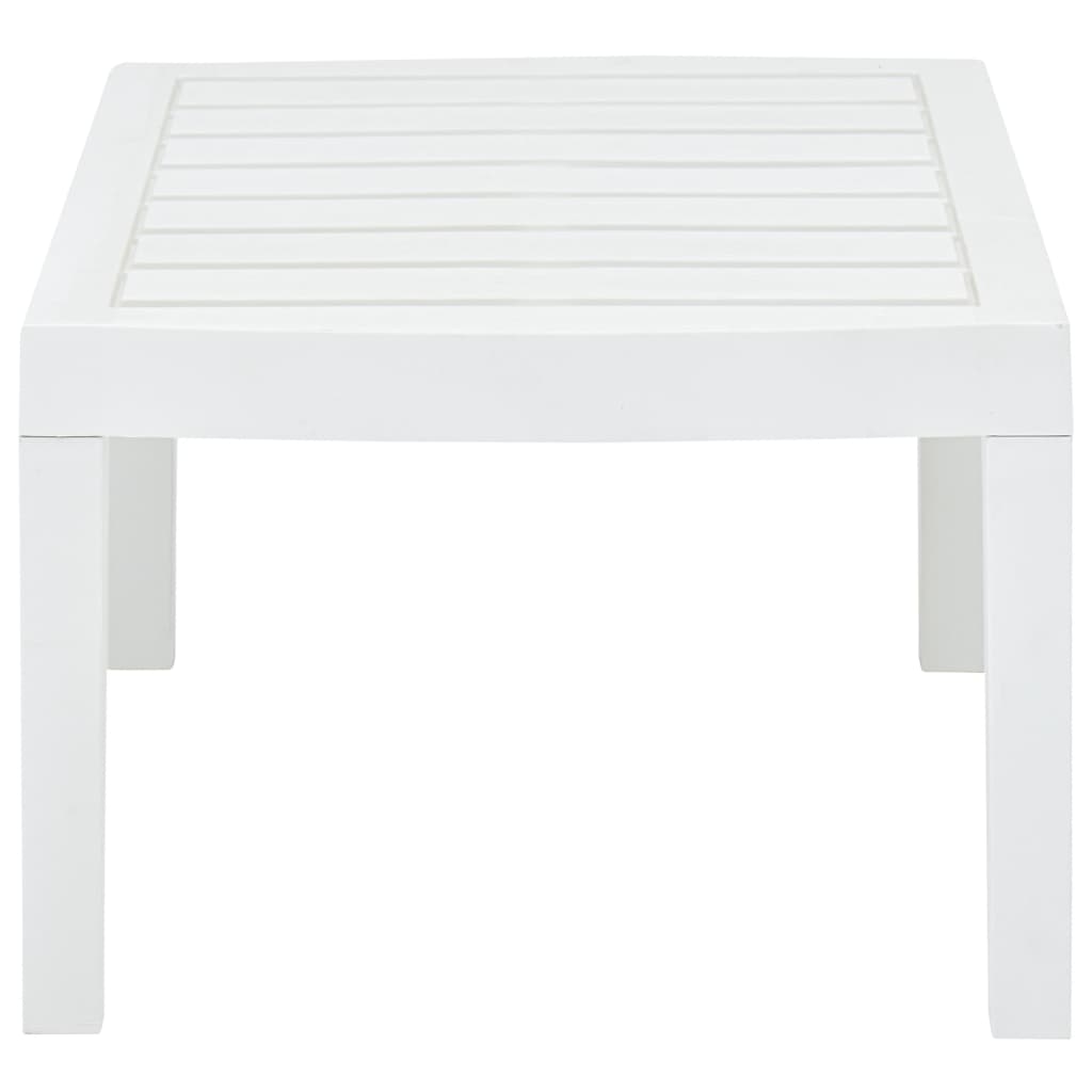 Table de jardin 78x55x38 cm plastique, anthracite