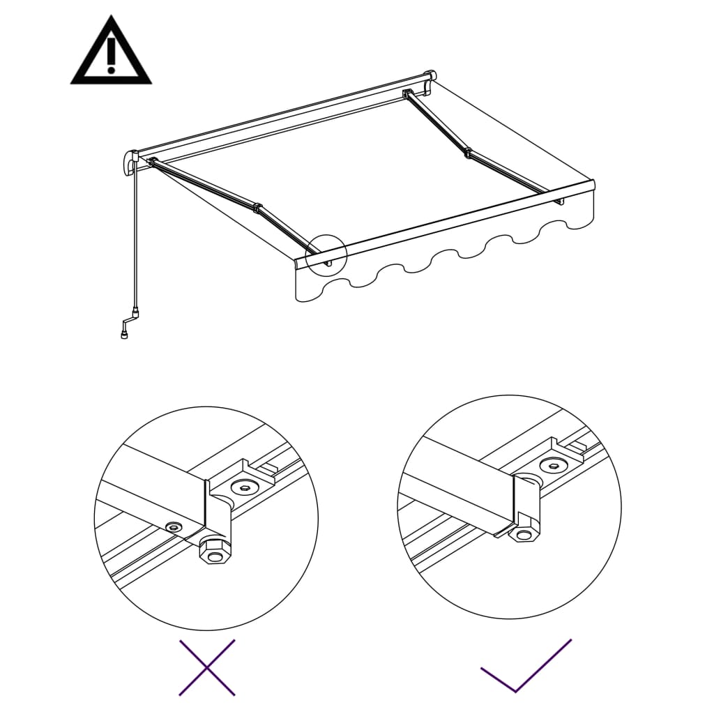 Luifel automatisch uittrekbaar 450x300 cm