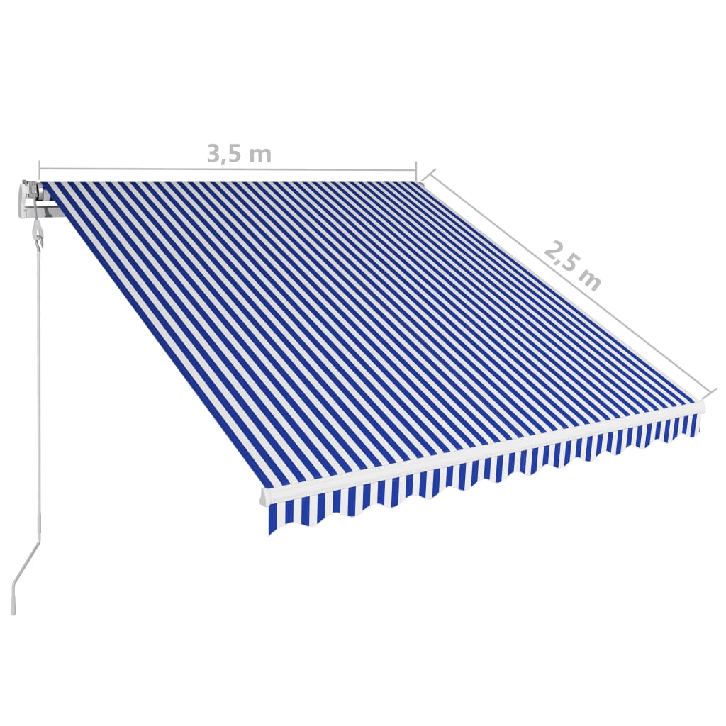 Luifel automatisch uittrekbaar 450x300 cm