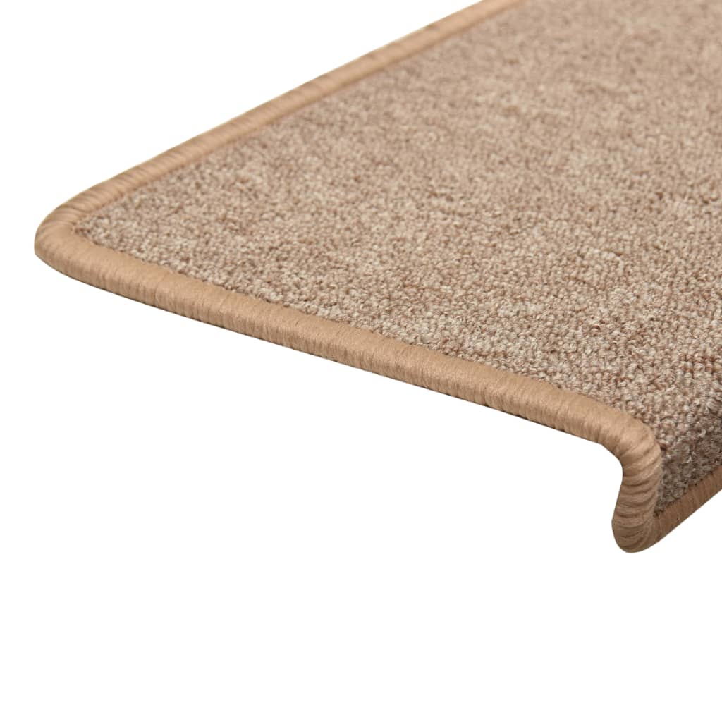 Tapis d'escalier 15 pcs 65x21x4 cm