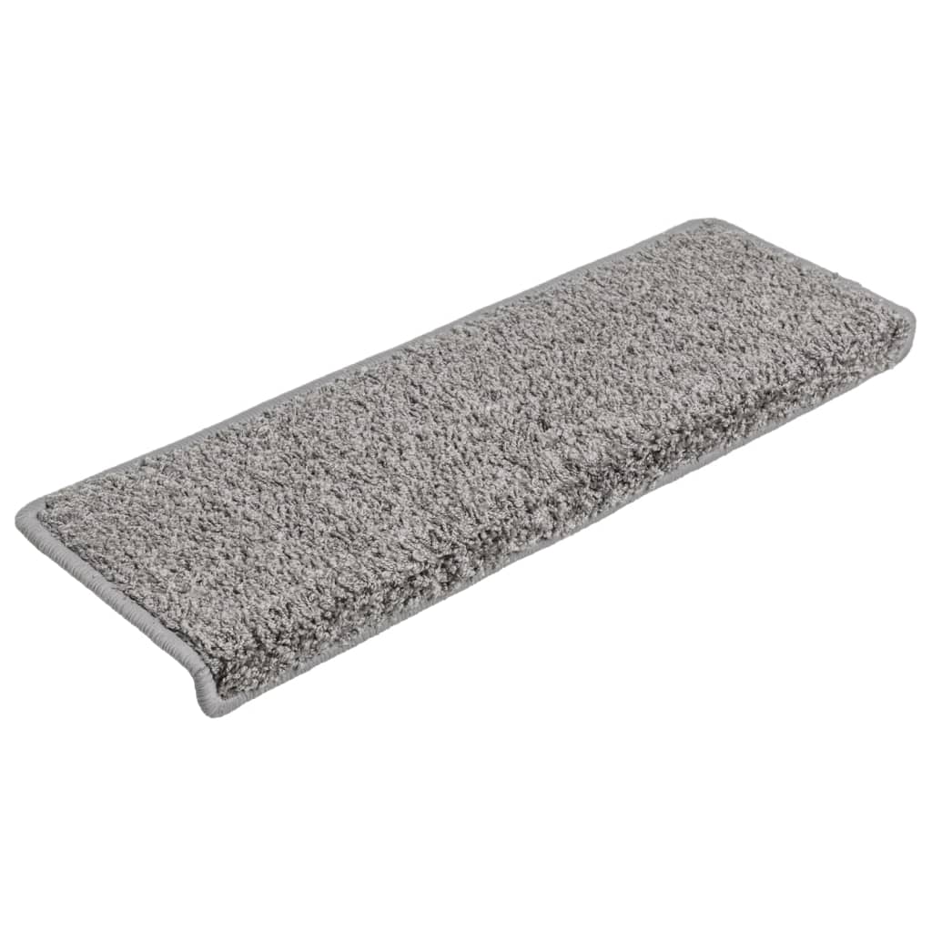 Tapis d'escalier 15 pcs 65x21x4 cm doré