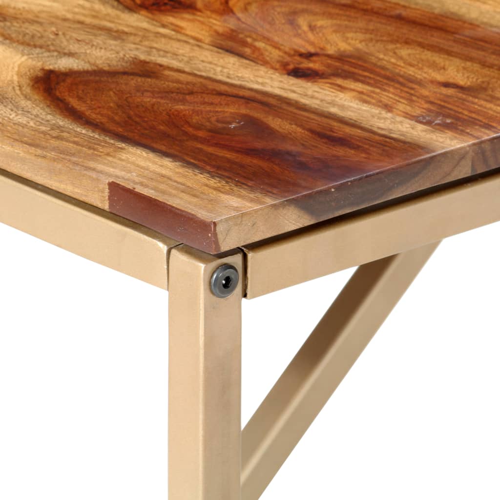 Table à manger 180x90x76 cm en bois de Sesham massif