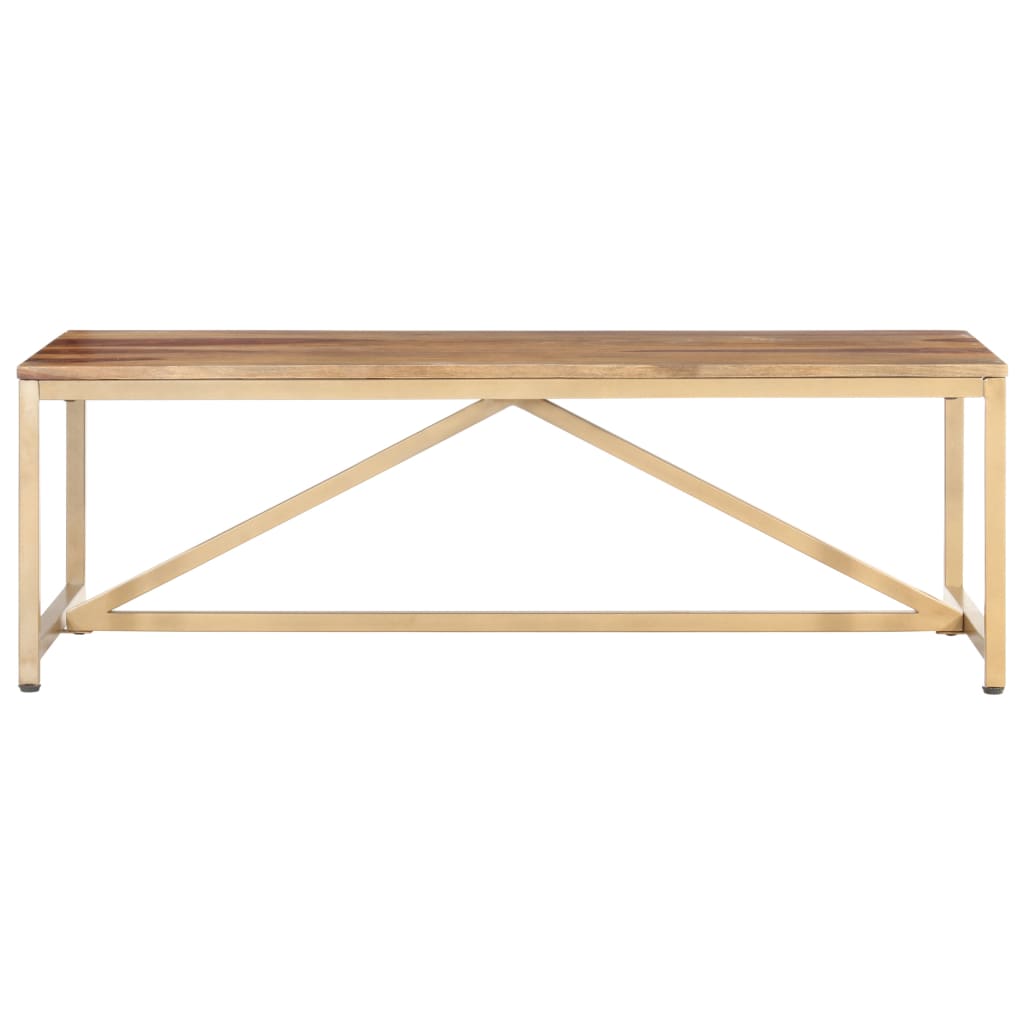 Table basse 120x60x40 cm en bois de Sesham massif