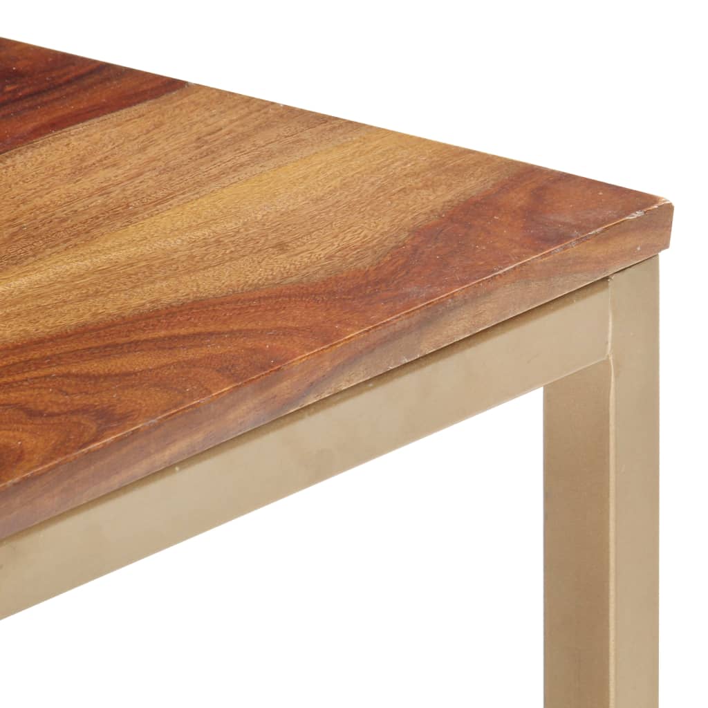 Table basse 120x60x40 cm en bois de Sesham massif