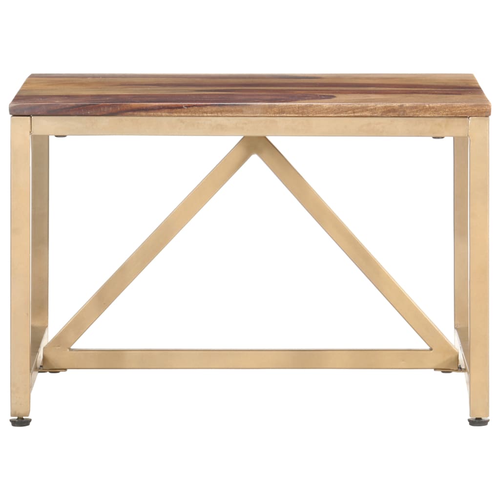 Table d'appoint 60x60x40 cm en bois de Sesham massif