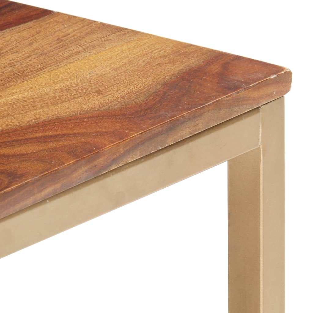 Table d'appoint 60x60x40 cm en bois de Sesham massif