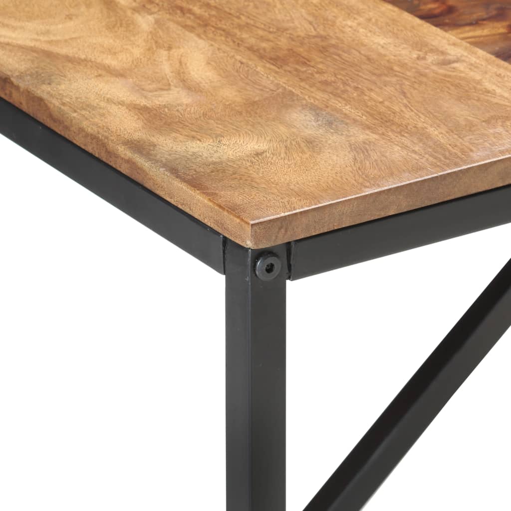 Table à manger 180x90x76 cm en bois de Sesham massif