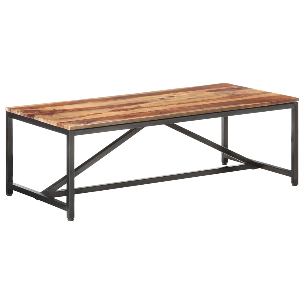 Table basse 120x60x40 cm en bois de Sesham massif