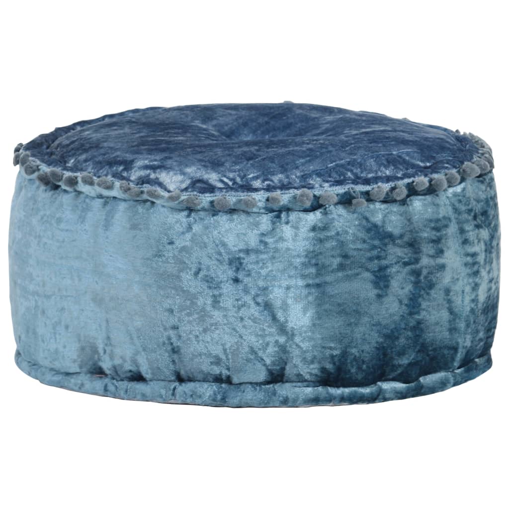 Pouf rond 40x20 cm velours