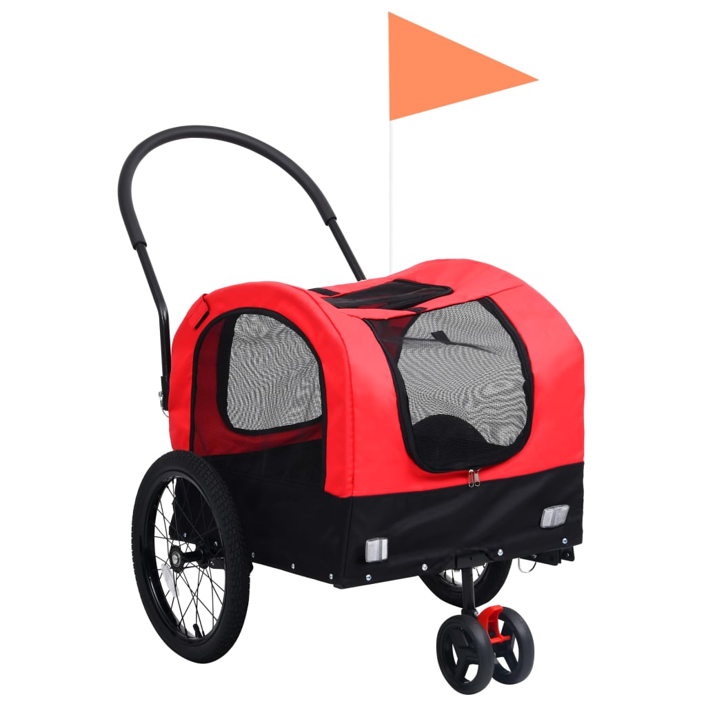 Chariot pour chien avec remorque à vélo 2 en 1