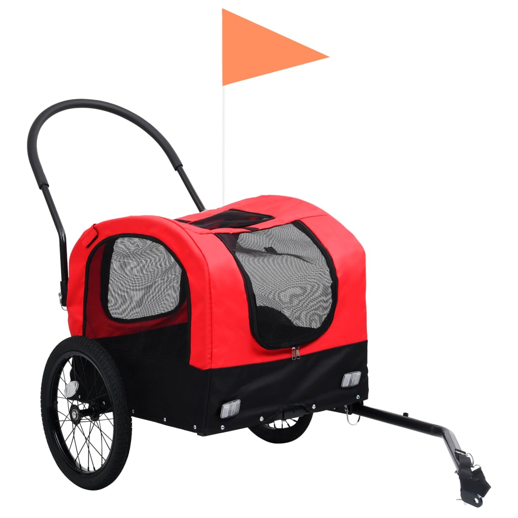 Chariot pour chien avec remorque à vélo 2 en 1