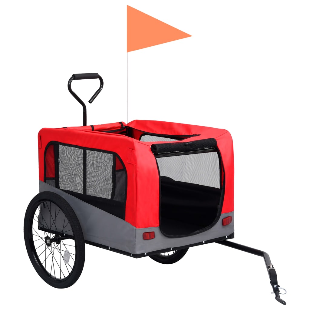 Chariot pour chien avec remorque à vélo 2 en 1