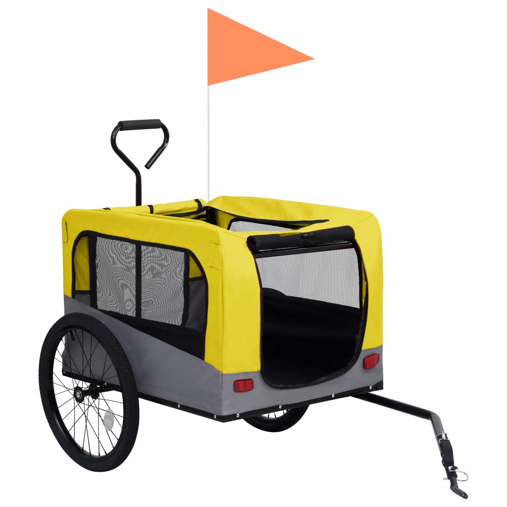 Chariot pour chien avec remorque à vélo 2 en 1