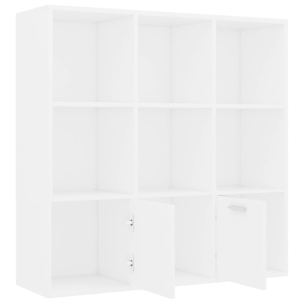 Boekenkast 98x30x98 cm eikenkleurig