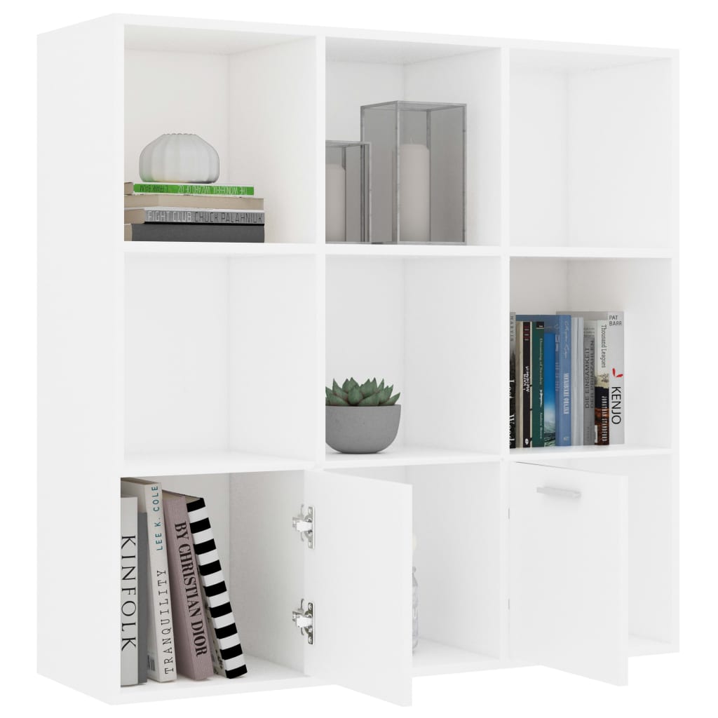 Boekenkast 98x30x98 cm eikenkleurig