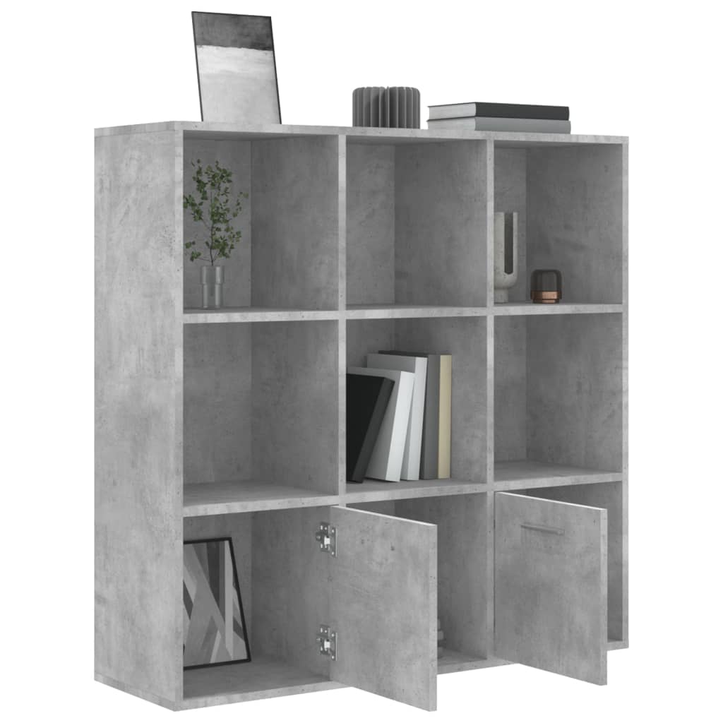 Boekenkast 98x30x98 cm eikenkleurig