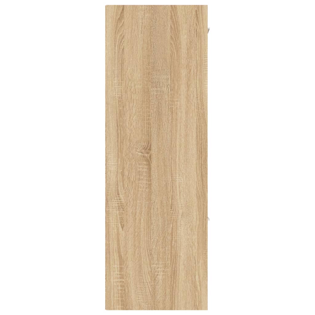 Opbergkast 60x29,5x90 cm bewerkt hout eikenkleurig