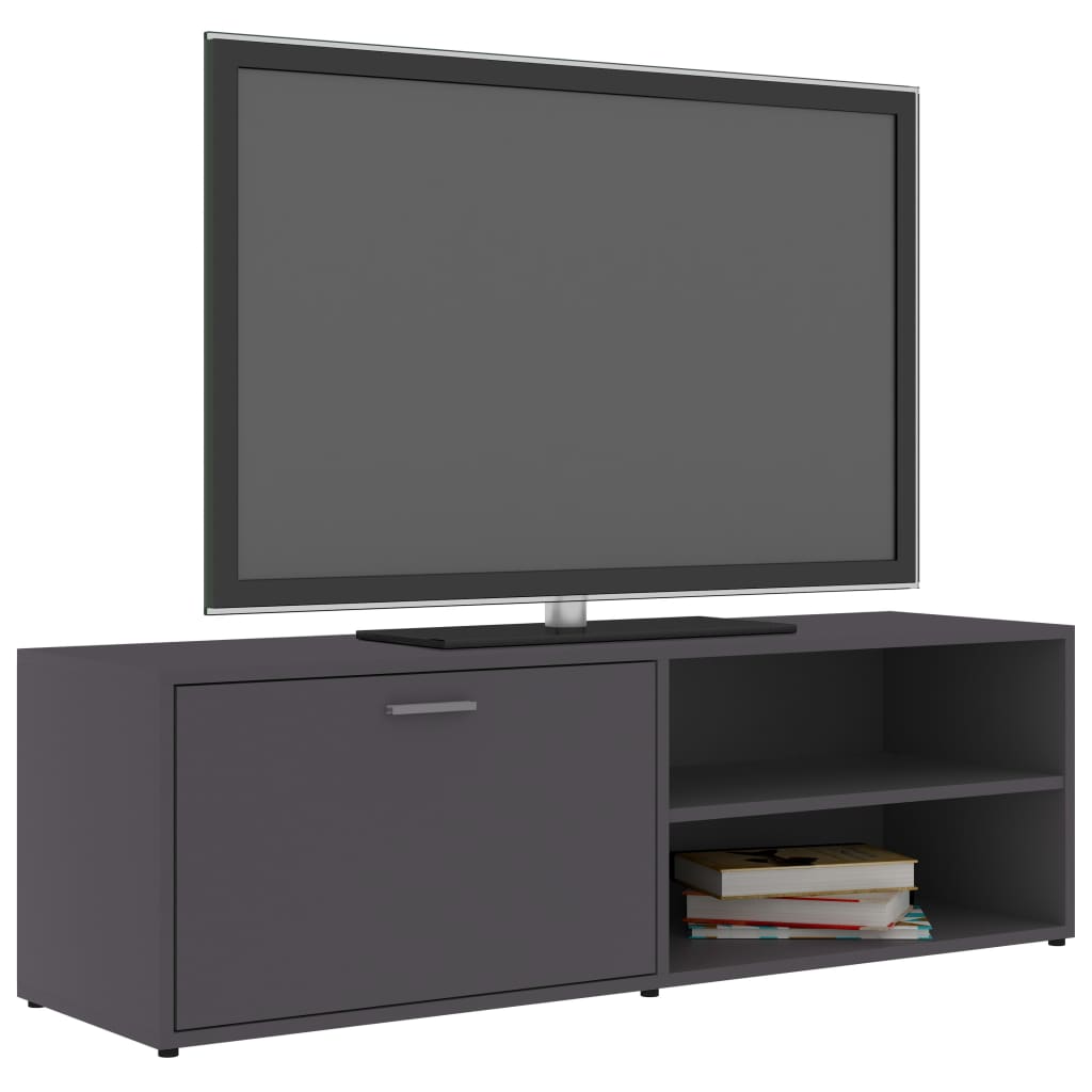 Meuble TV 120x34x37 cm en bois travaillé