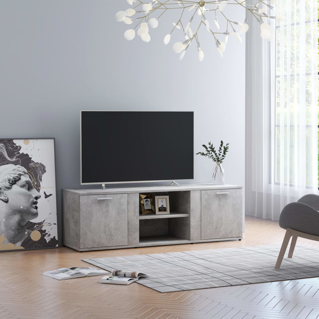 Tv-meubel 120x34x37 cm bewerkt hout artisanaal eikenkleur