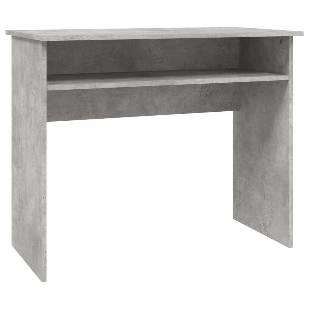 Bureau 90x50x74 cm bewerkt hout eikenkleurig