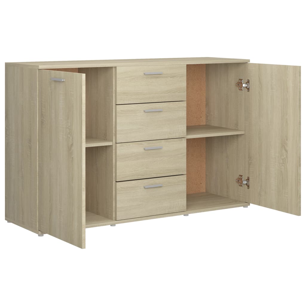 Dressoir 120x35,5x75 cm bewerkt hout