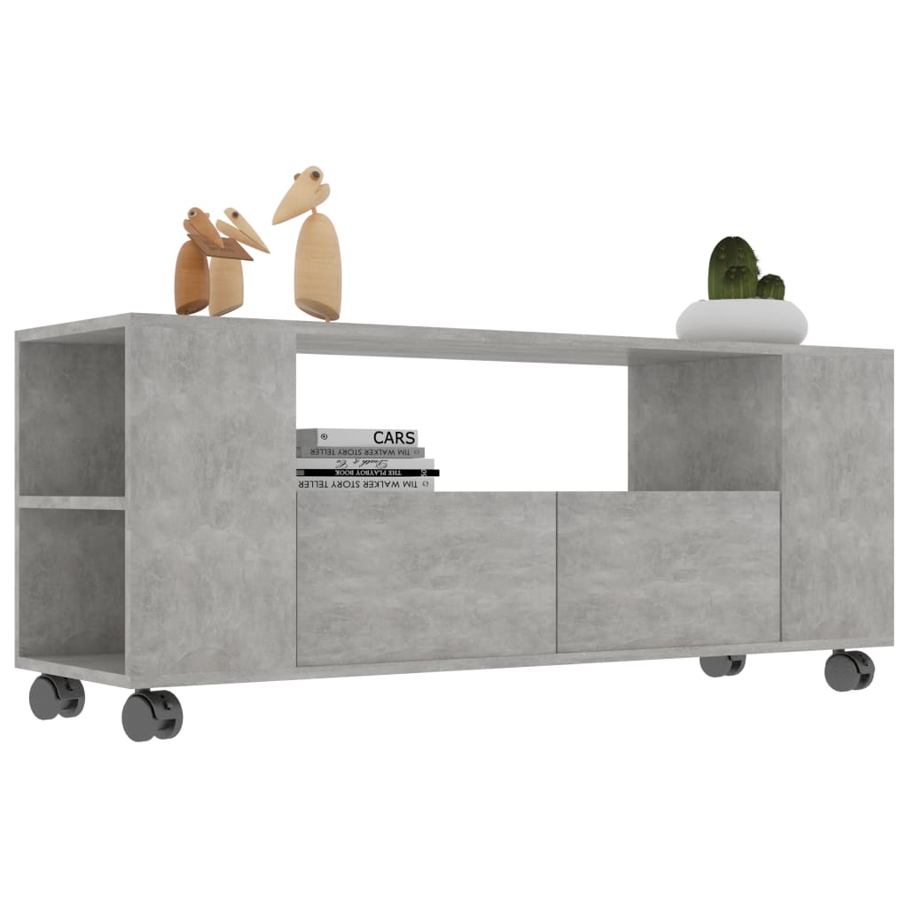 Tv-meubel 120x35x48 cm bewerkt hout eikenkleurig