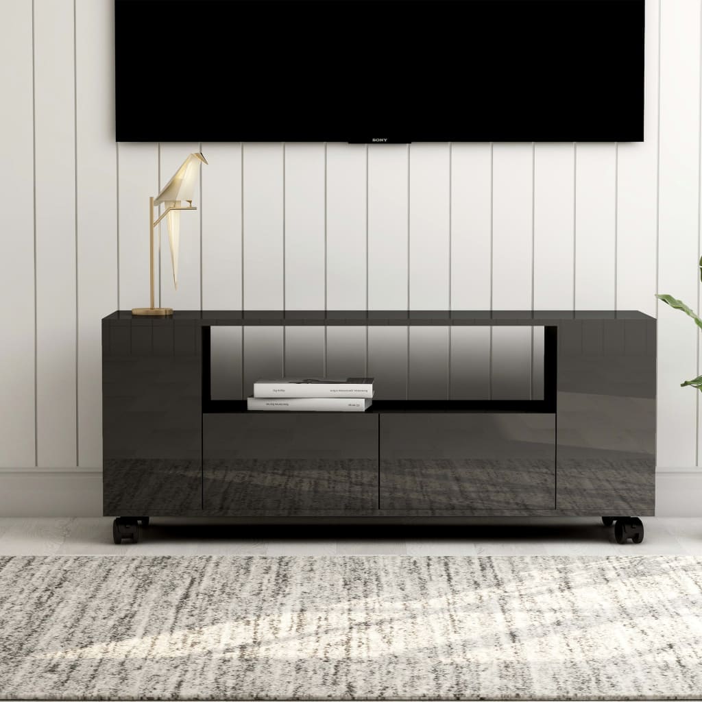 Tv-meubel 120x35x48 cm bewerkt hout eikenkleurig