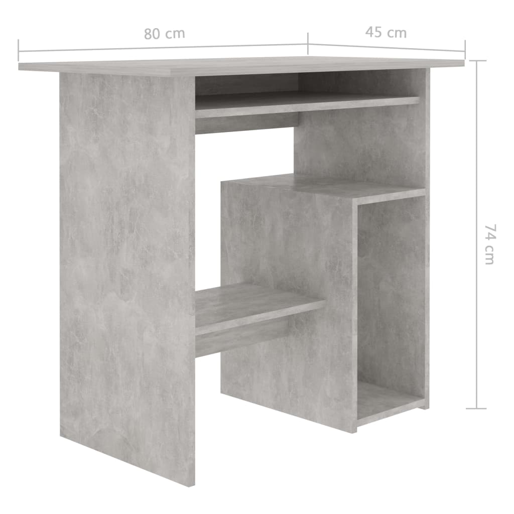 Bureau 80x45x74 cm bewerkt hout