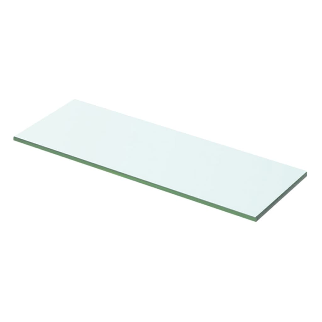 Wandschap transparant 90x12 cm glas